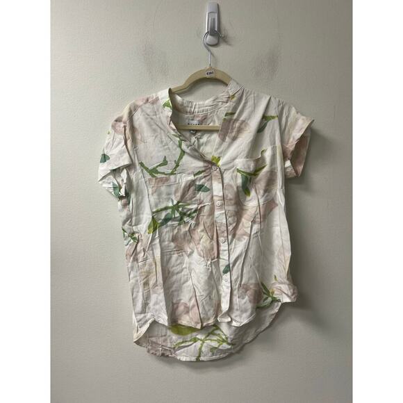 Piyama Floral PJ Top NWT Sz XS - Picture 1 of 3